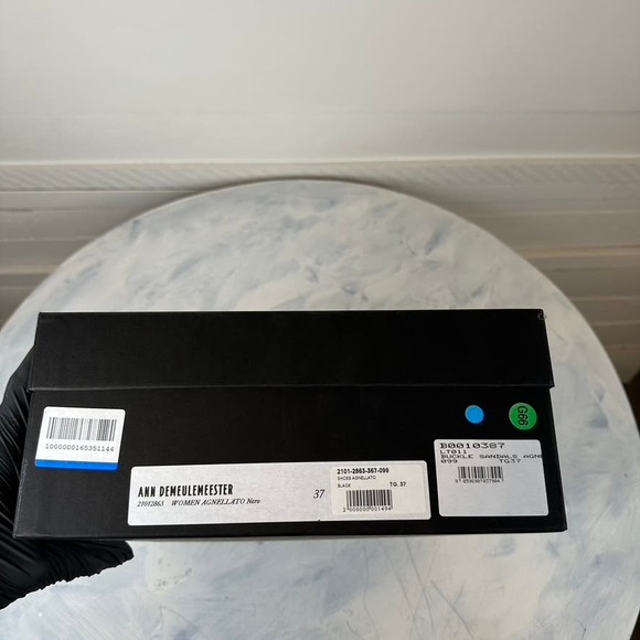 Agnellato Nero Buckle Sandals Ann Demeulemeester BNWT - Picture 10 of 10